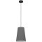 390135 Подвес PETROSA, 1x40W(E27), сталь, черный, текстиль, серый, белый