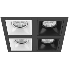 Встраиваемый светильник Lightstar D54706060707 Domino под лампы 4xGU5.3 200W