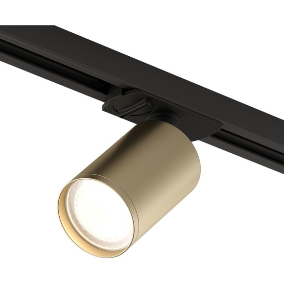 Однофазный двужильный трековый светильник Denkirs DK6201-BG Tube под сменную лампу GU5.3