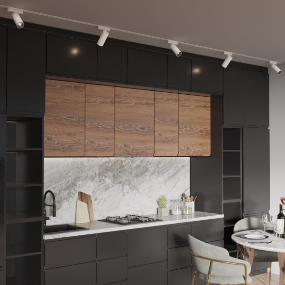 359259 Трековый магнитный светодиодный светильник Novotech SMAL 48V CRI90+ 3000К 1020Лм 24° 12W