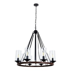 Люстра подвесная Arte Lamp A7014SP-8BK DALIM под лампы 8xE14 60W