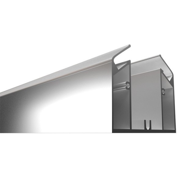 Профиль 2м для монтажа накл. шинопровода в гарпунный натяжной потолок Space 48V Crystallux CLT 0.223 05 3000 AL