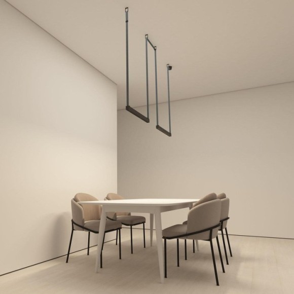 DK5573-BK Cветодиодный светильник на ременный шинопровод Denkirs Belty CRI90+ 3000К 1950Лм 24° 24Вт DK5573-BK Cветодиодный светильник на ременный шинопровод Denkirs Belty CRI90+ 3000К 1950Лм 24° 24Вт