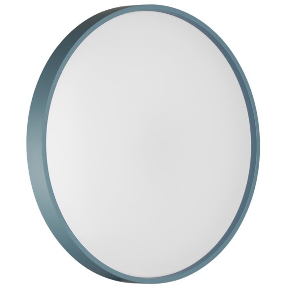 7745/DL COLOR SN Светильник светодиодный потолочный пластик/белый/синий LED 48Вт 3000-6000К D380 IP43 пульт ДУ MAVIC