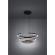 390532 Светодиодный подвес с регулировкой цветовой температуры LABONETE, 50W(LED), Ø800, 2200-6500K, 9000lm, алюминий, сталь, черный, белый