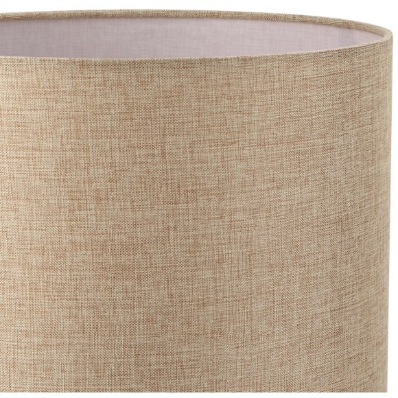 8250/1T MODERNI LN25 000  никель/бежевый, металл/текстиль Настольная лампа Е27 60W 220V NIKKI