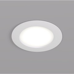 DK3047-WH Встраиваемый светильник IP 20, 5Вт, LED, белый, пластик DK3047-WH Встраиваемый светильник IP 20, 5Вт, LED, белый, пластик