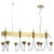 SL1241.213.08 Люстра подвесная ST-Luce Золотистый/Белый E14 8*40W VETRANO