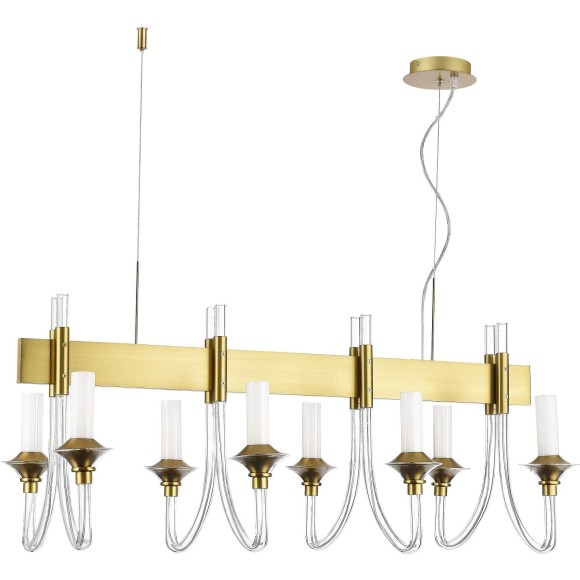 SL1241.213.08 Люстра подвесная ST-Luce Золотистый/Белый E14 8*40W VETRANO