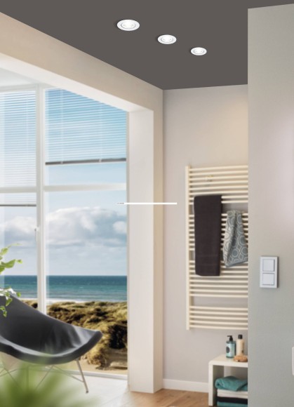 98305 Светодиодный встраиваемый светильник SALICETO димм. с рег-кой, 6W(LED), ?88, 500lm, 4000K