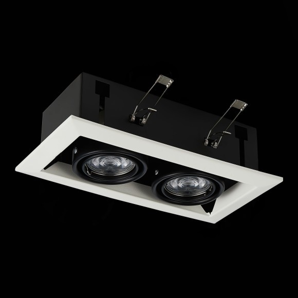 ST250.548.02 Св-к встр. Черный GU10 2*50W L245xW126xH70 220V Без ламп Встраиваемые светильники ST250.548.02 Св-к встр. Черный GU10 2*50W L245xW126xH70 220V Без ламп Встраиваемые светильники