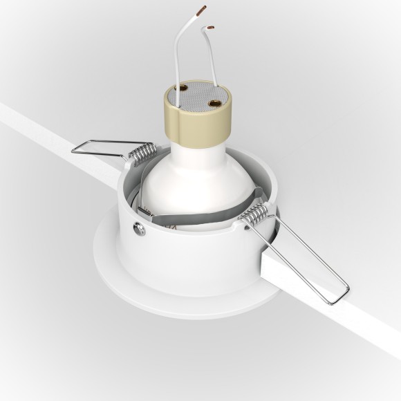 Встраиваемый светильник Maytoni DL027-2-01W Slim под лампу 1xGU10 50W