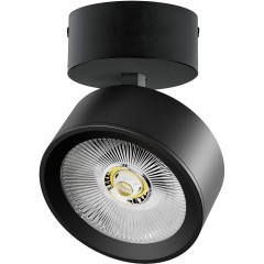 Черный накладной поворотный светодиодный спот 30Вт 36° CRI90 3000К 3510Лм Alta Pro Lightstar A5637SO Черный накладной поворотный светодиодный спот 30Вт 36° CRI90 3000К 3510Лм Alta Pro Lightstar A5637SO