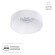 Arte Lamp A1240PL-1WH Светильник потолочный встраиваемый серии RAMO для ламп или модулей MR16 (GU10) диаметр 85 мм, общая высота 48мм, врезной диаметр 70 мм, белый матовый, IP20 (высота встр. при исп. LED модулей от 35 мм)