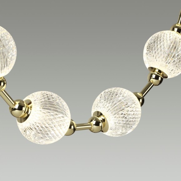 Подвесной дизайнерский светильник Odeon Light LED 64W 4000K 3520Лм CRYSTAL 5008/64L