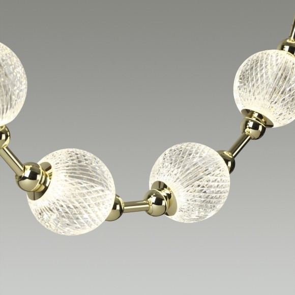 Подвесной дизайнерский светильник Odeon Light LED 64W 4000K 3520Лм CRYSTAL 5008/64L