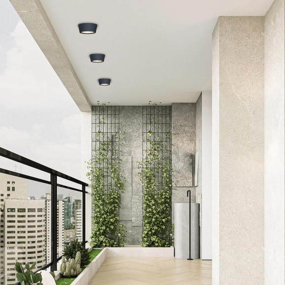 4675-1U, уличный светильник, D100xH40, 1xGX53LEDx15W, IP54, excluded