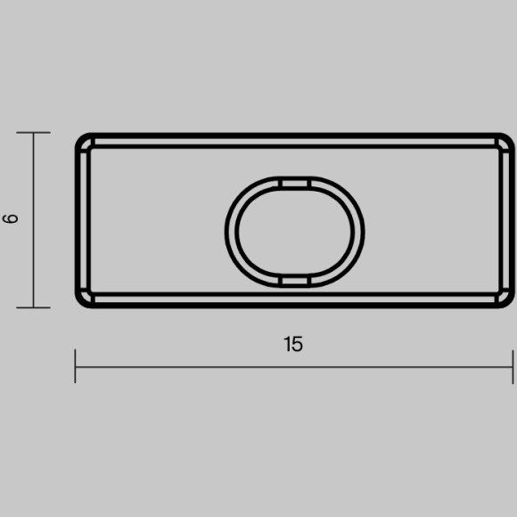 Комплект заглушек (для профиля 15×06) 10 шт., ALM-001-B-EC 642019 Комплект заглушек (для профиля 15×06) 10 шт., ALM-001-B-EC 642019