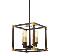 Подвесной светильник Lumina Deco Waldorf LDP 1140-4 BK+MD