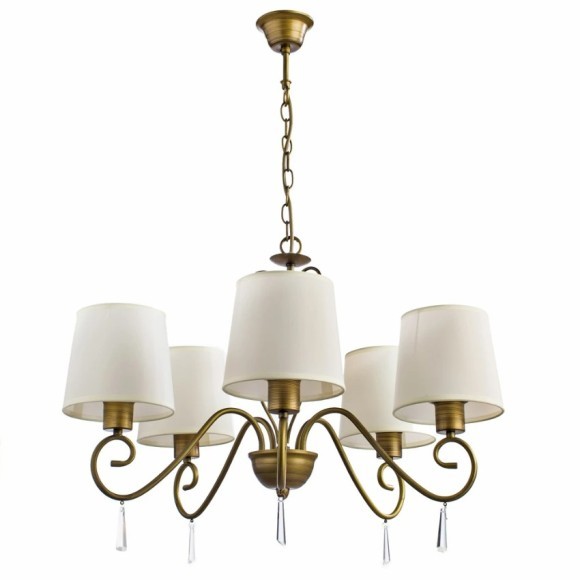 Подвесная люстра Arte Lamp CAROLINA A9239LM-5BR Подвесная люстра Arte Lamp CAROLINA A9239LM-5BR
