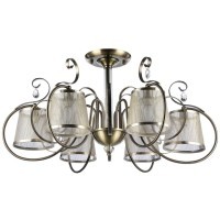 Люстра потолочная Freya FR2020-PL-06-BZ Simone под лампы 6xE14 40W