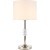 SL1751.104.01 Прикроватная лампа ST-Luce Никель/Белый E27 1*60W ENITA