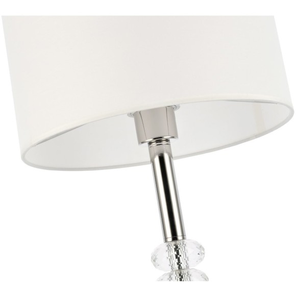 SL1751.104.01 Прикроватная лампа ST-Luce Никель/Белый E27 1*60W ENITA