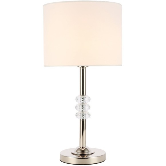 SL1751.104.01 Прикроватная лампа ST-Luce Никель/Белый E27 1*60W ENITA