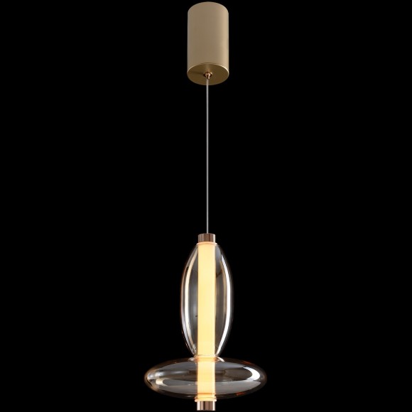 Светильник подвесной Crystal Lux QUASAR SP7W LED AMBER 3790/207 Светильник подвесной Crystal Lux QUASAR SP7W LED AMBER 3790/207