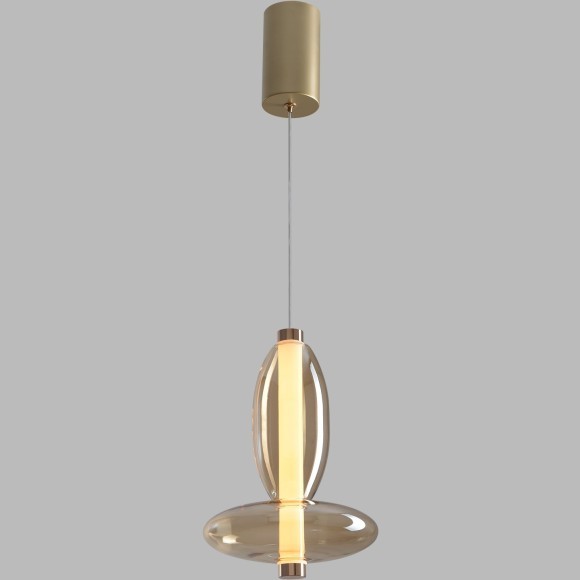 Светильник подвесной Crystal Lux QUASAR SP7W LED AMBER 3790/207 Светильник подвесной Crystal Lux QUASAR SP7W LED AMBER 3790/207