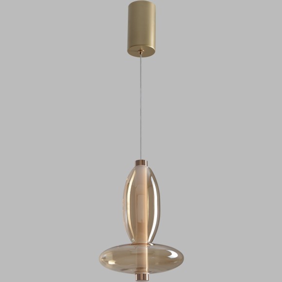 Светильник подвесной Crystal Lux QUASAR SP7W LED AMBER 3790/207 Светильник подвесной Crystal Lux QUASAR SP7W LED AMBER 3790/207