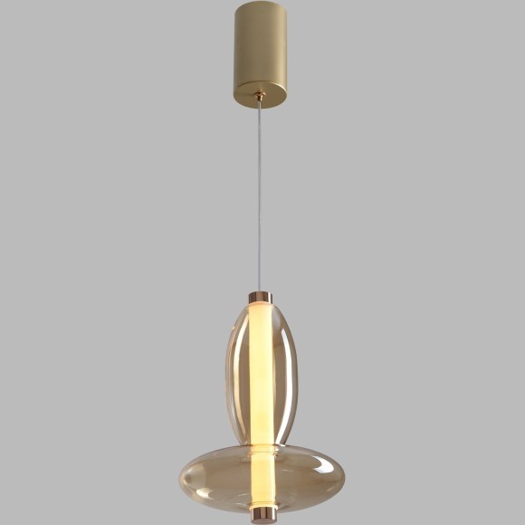 Светильник подвесной Crystal Lux QUASAR SP7W LED AMBER 3790/207 Светильник подвесной Crystal Lux QUASAR SP7W LED AMBER 3790/207