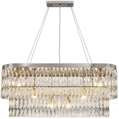 4715-12U, Подвесная люстра, L1000xW290xH450/1950, 12xG9x40W, excluded 4715-12U, Подвесная люстра, L1000xW290xH450/1950, 12xG9x40W, excluded