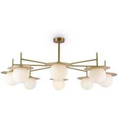 Люстра на штанге Freya FR5202PL-08BS Camelia под лампы 8xE27 60W Люстра на штанге Freya FR5202PL-08BS Camelia под лампы 8xE27 60W