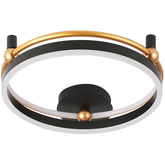 Светильник потолочный Crystal Lux FERNANDO PL48W LED BLACK/GOLD