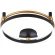 Светильник потолочный Crystal Lux FERNANDO PL48W LED BLACK/GOLD