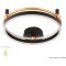 Светильник потолочный Crystal Lux FERNANDO PL48W LED BLACK/GOLD