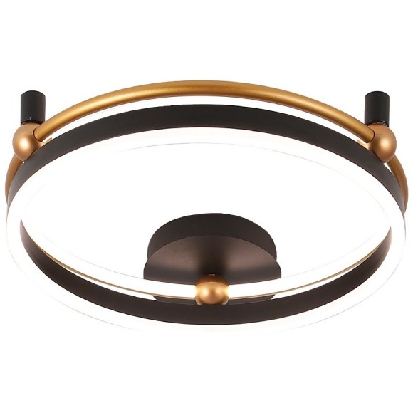 Светильник потолочный Crystal Lux FERNANDO PL48W LED BLACK/GOLD Светильник потолочный Crystal Lux FERNANDO PL48W LED BLACK/GOLD