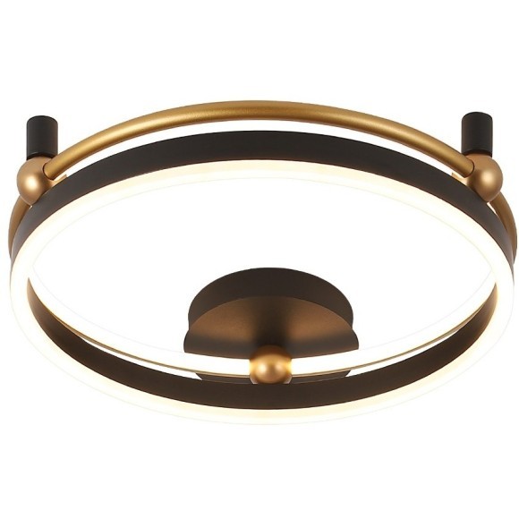 Светильник потолочный Crystal Lux FERNANDO PL48W LED BLACK/GOLD Светильник потолочный Crystal Lux FERNANDO PL48W LED BLACK/GOLD