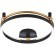 Светильник потолочный Crystal Lux FERNANDO PL48W LED BLACK/GOLD