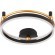 Светильник потолочный Crystal Lux FERNANDO PL48W LED BLACK/GOLD
