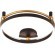Светильник потолочный Crystal Lux FERNANDO PL48W LED BLACK/GOLD