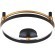 Светильник потолочный Crystal Lux FERNANDO PL48W LED BLACK/GOLD