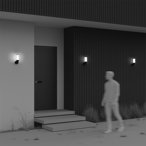 O502WL-01B Уличный настенный светильник в виде фонаря под лампу E27 макс. 23Вт, IP65 Maytoni Rib O502WL-01B Уличный настенный светильник в виде фонаря под лампу E27 макс. 23Вт, IP65 Maytoni Rib