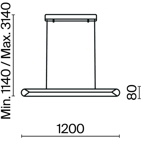 Подвесной светильник Maytoni MOD276PL-L40B3K