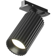 Однофазный двужильный трековый светильник Maytoni Unity TR218-1-GU10-BK Calipso под сменную лампу GU10 Однофазный двужильный трековый светильник Maytoni Unity TR218-1-GU10-BK Calipso под сменную лампу GU10