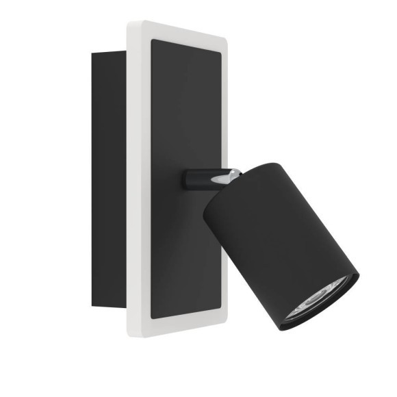 901634 RIMBOCCHI 1 Светодиодное бра настенное, 7Вт, 850Лм, 3000К, сталь черный, пластик серебряный, стекло сатин 901634 RIMBOCCHI 1 Светодиодное бра настенное, 7Вт, 850Лм, 3000К, сталь черный, пластик серебряный, стекло сатин