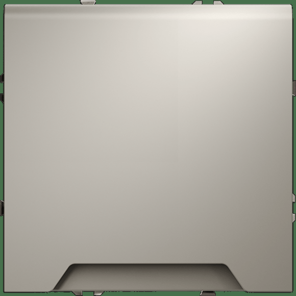 Розетка встраиваемая VOLTUM S70 с заземлением, защитными шторками и крышкой 16А, (кашемир)