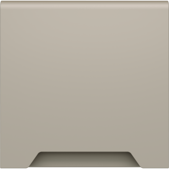 Накладка для розетки с заземлением, защитными шторками и крышкой, S70 (кашемир)