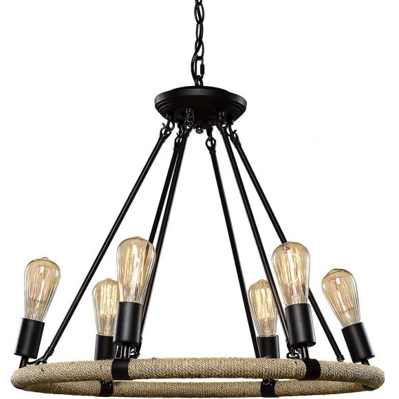 LOFT1861/6 Подвесная люстра LOFT IT Rope filament